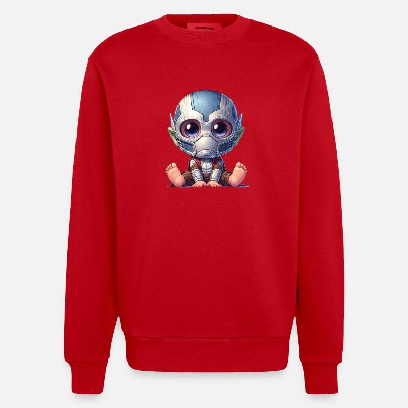 Ironfirst - Sweat bio épais oversize fabriqué en UE - rouge