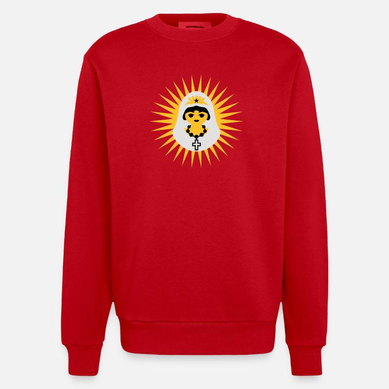 Braut | Bride | Wedding | Junggesellenabschied - Sweat bio épais oversize fabriqué en UE - rouge
