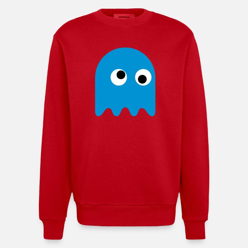 Jeu Classics Ghost - Sweat bio épais oversize fabriqué en UE - rouge