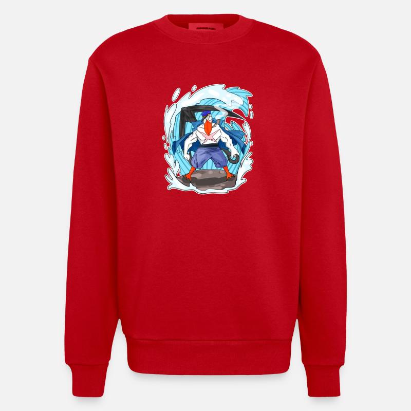 Möwe - Heavyweight Oversized Organic Crew Neck Made in EU - Rot