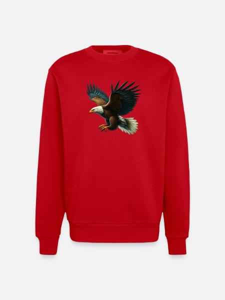 Aigle - Sweat bio épais oversize fabriqué en UE - rouge