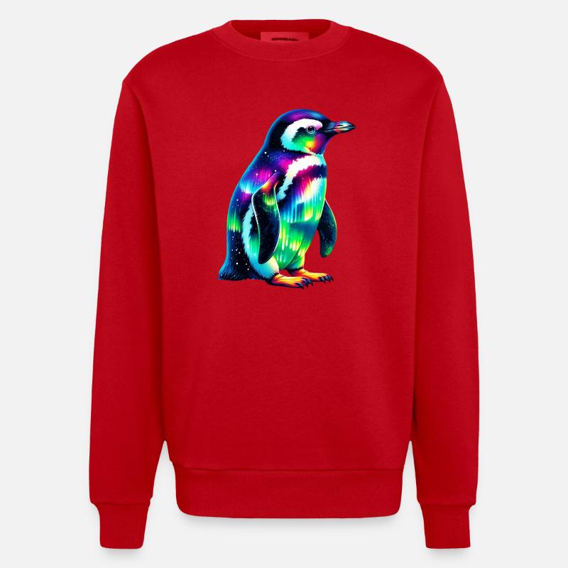 Pingouin - Sweat bio épais oversize fabriqué en UE - rouge