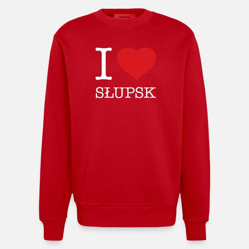 J’ADORE SLUPSK - Sweat bio épais oversize fabriqué en UE - rouge