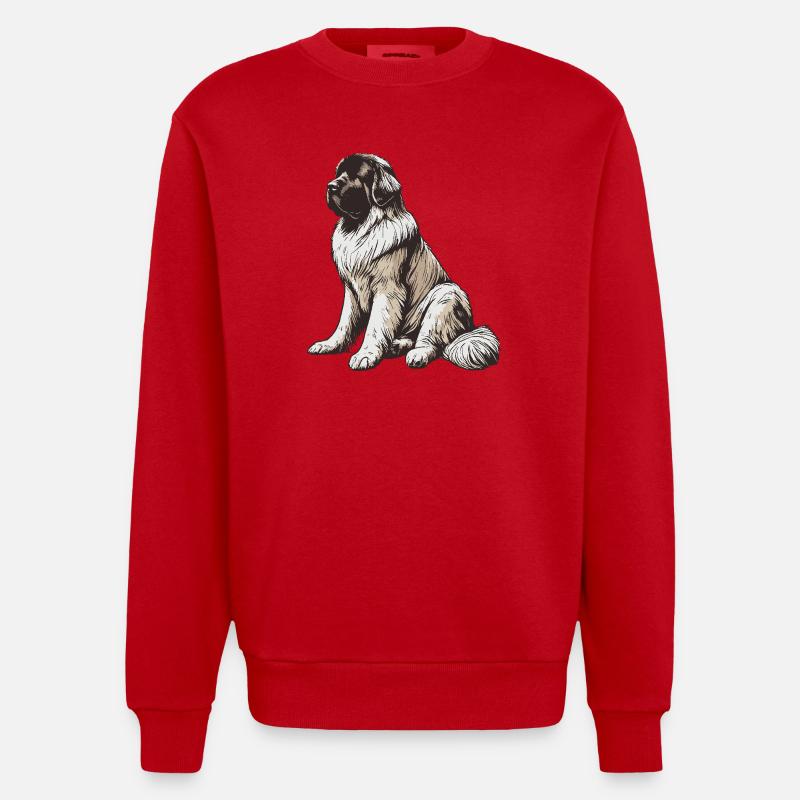 Terre-Neuve - Sweat bio épais oversize fabriqué en UE - rouge