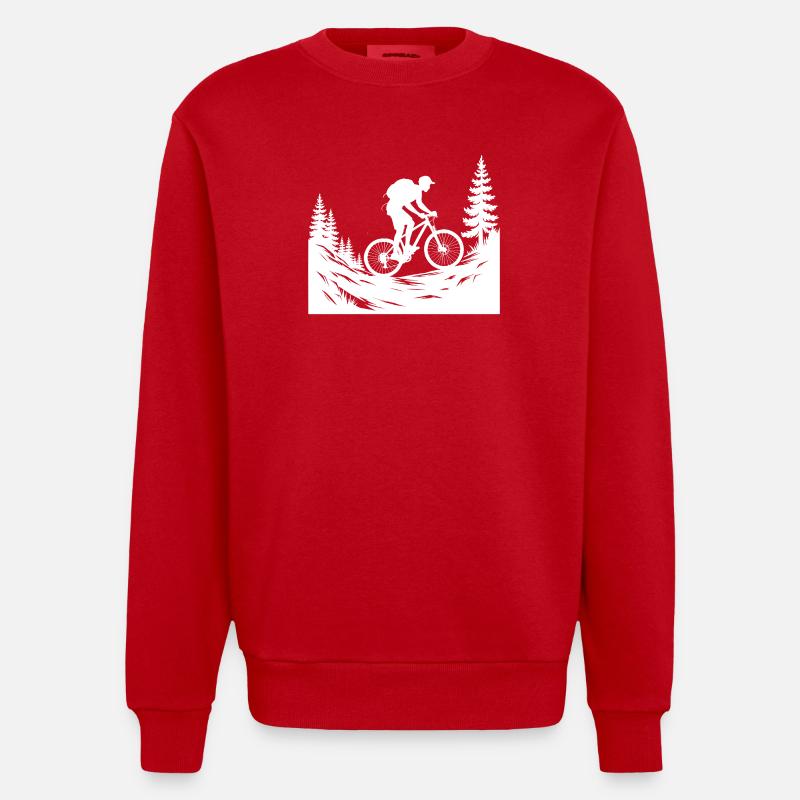 VTT VTT - Sweat bio épais oversize fabriqué en UE - rouge