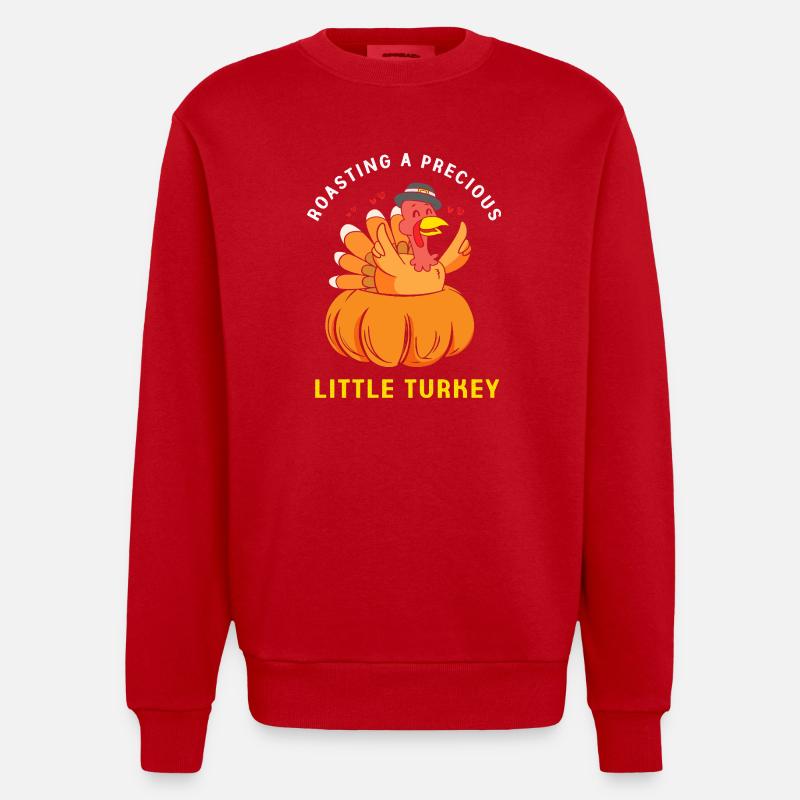 Thanksgiving Mama Mutter Oma Großmutter - Heavyweight Oversized Organic Crew Neck Made in EU - Rot