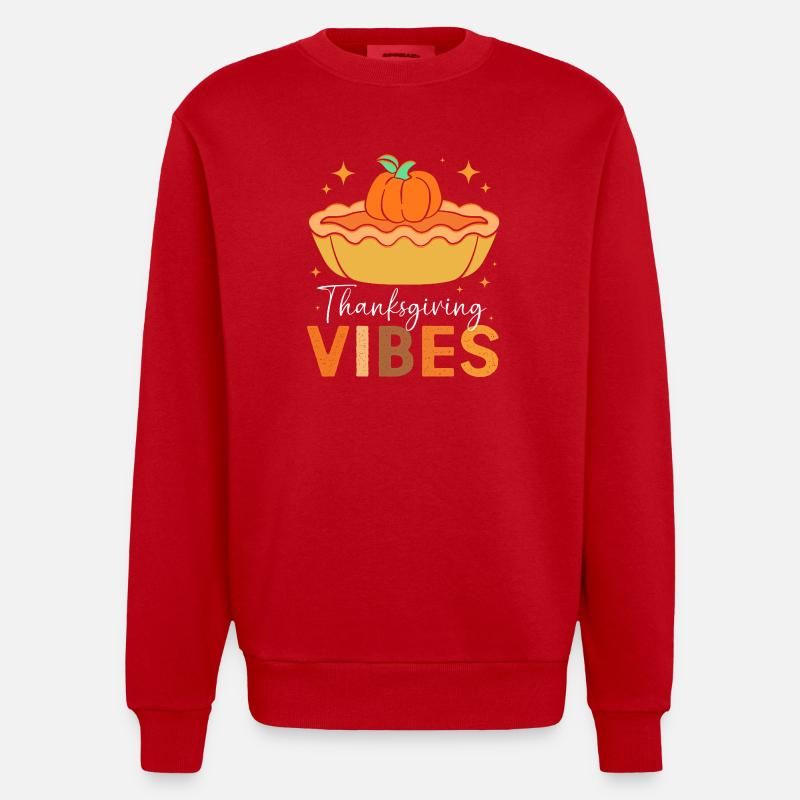Thanksgiving Mama Mutter Oma Großmutter - Heavyweight Oversized Organic Crew Neck Made in EU - Rot