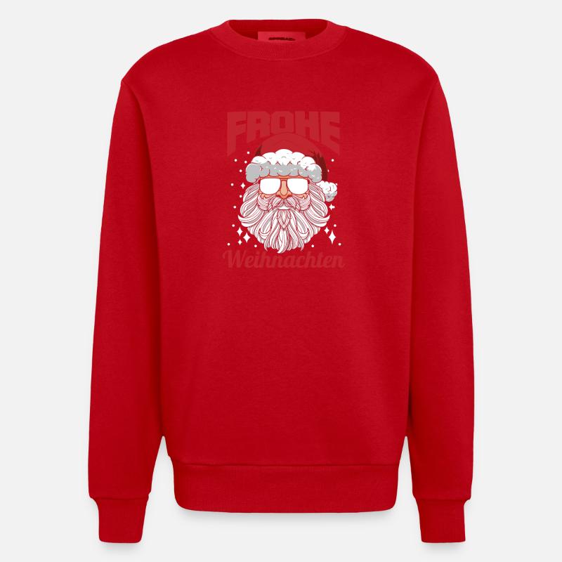 Bogenschütze Bogensport Bogenschießen - Heavyweight Oversized Organic Crew Neck Made in EU - Rot