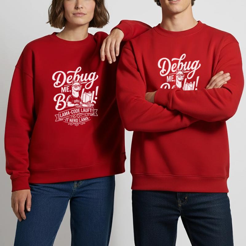 Lama Code Debug Design Heavyweight Oversized Organic Crew Neck Made in EU