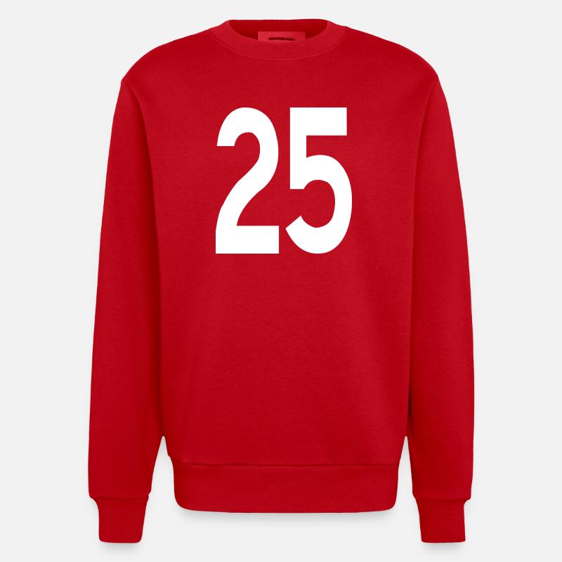 Débuts amicaux 25 - Sweat bio épais oversize fabriqué en UE - rouge