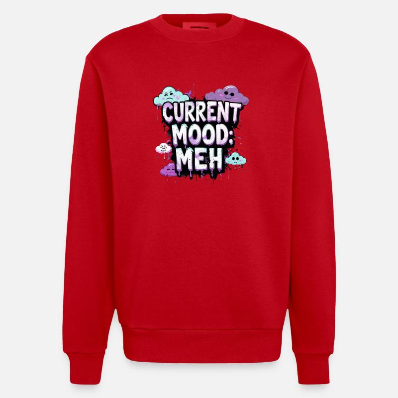 Plus d’idées de cadeau - Sweat bio épais oversize fabriqué en UE - rouge