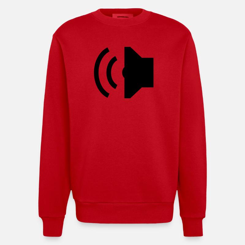 Intervenants, Intervenants - Sweat bio épais oversize fabriqué en UE - rouge