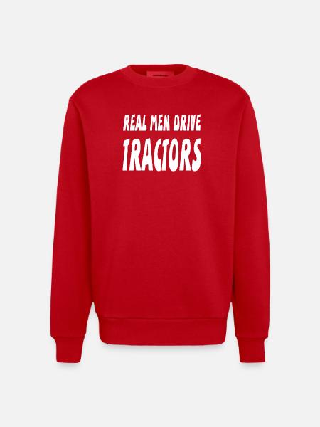 Traktor - Heavyweight Oversized Organic Crew Neck Made in EU - Rot