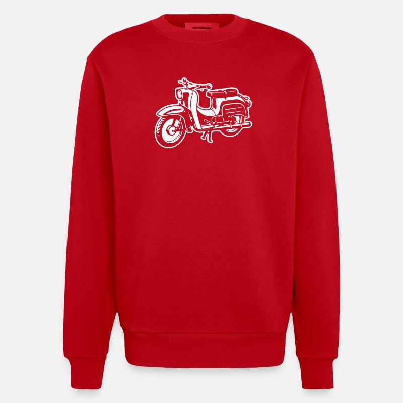 Schwalbe - Image différente - Sweat bio épais oversize fabriqué en UE - rouge
