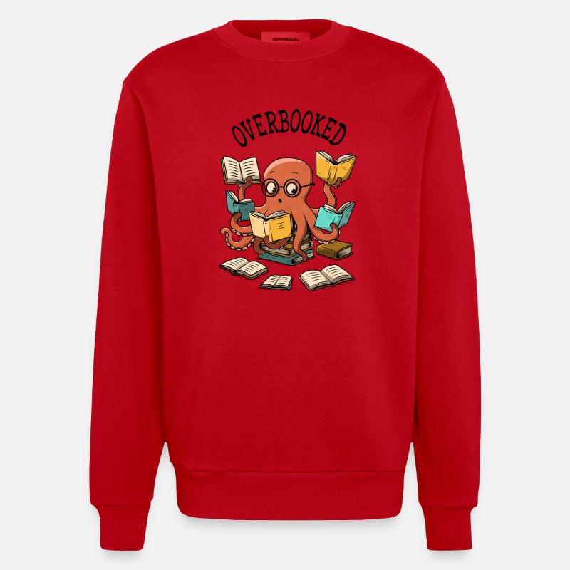 Surbooké - Sweat bio épais oversize fabriqué en UE - rouge
