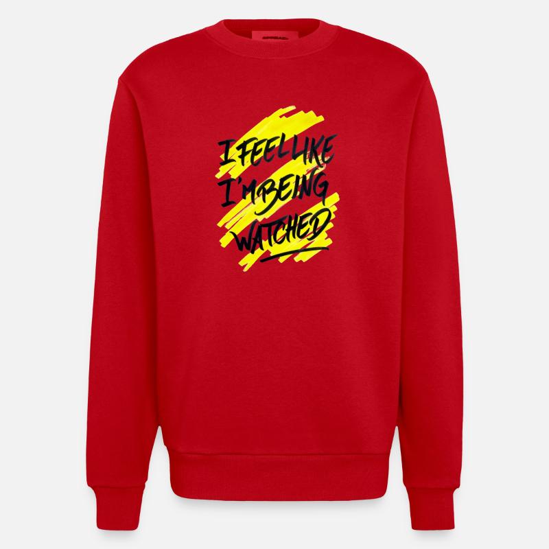 Regardé - Sweat bio épais oversize fabriqué en UE - rouge