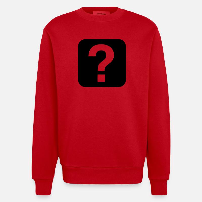 Hilfe - Help - Heavyweight Oversized Organic Crew Neck Made in EU - Rot