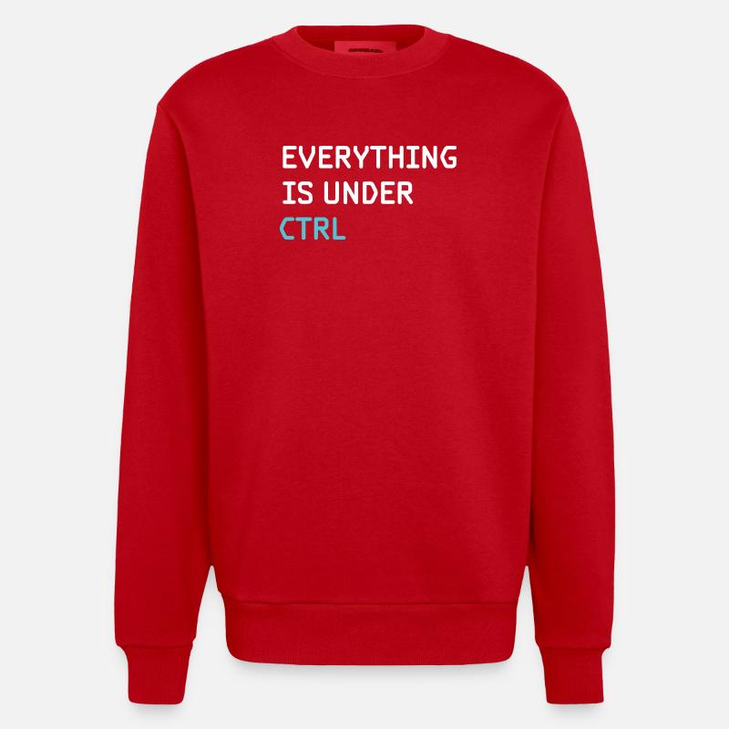 Programmation drôle - Programmeur Ingénieur logiciel - Sweat bio épais oversize fabriqué en UE - rouge