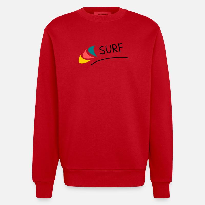 MAÎTRESSE. MAÎTRE. PROFESSEUR. ECOLE. MAITRESSE - Sweat bio épais oversize fabriqué en UE - rouge