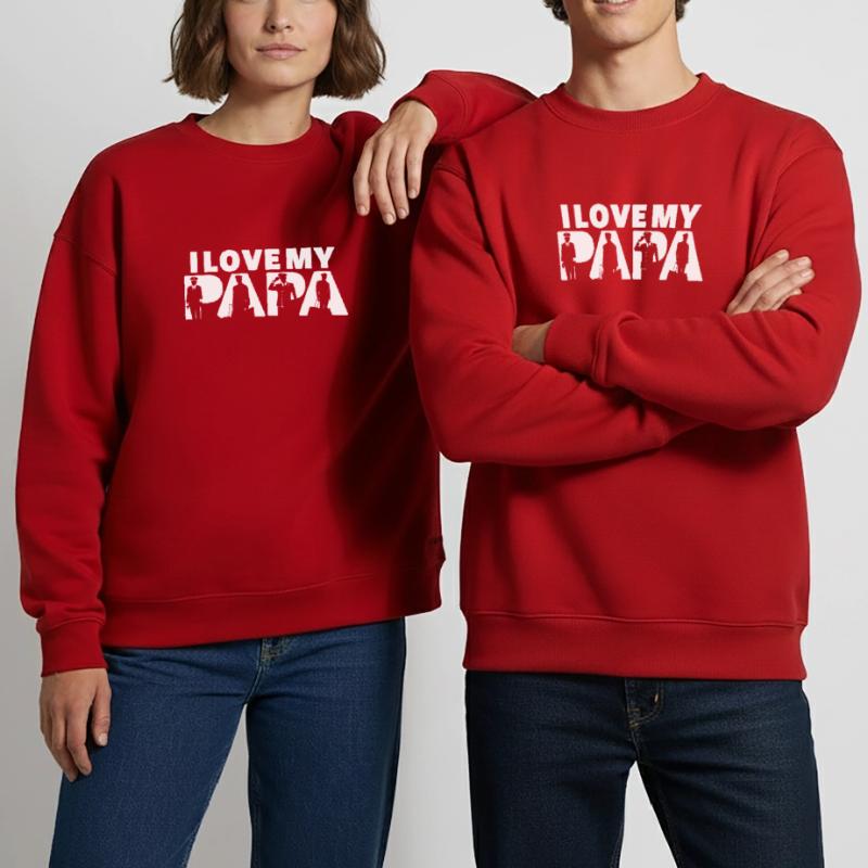 Pilot Airplane Evolution Flight Papa Pilot Dad Heavyweight Oversized Organic Crew Neck Made in EU