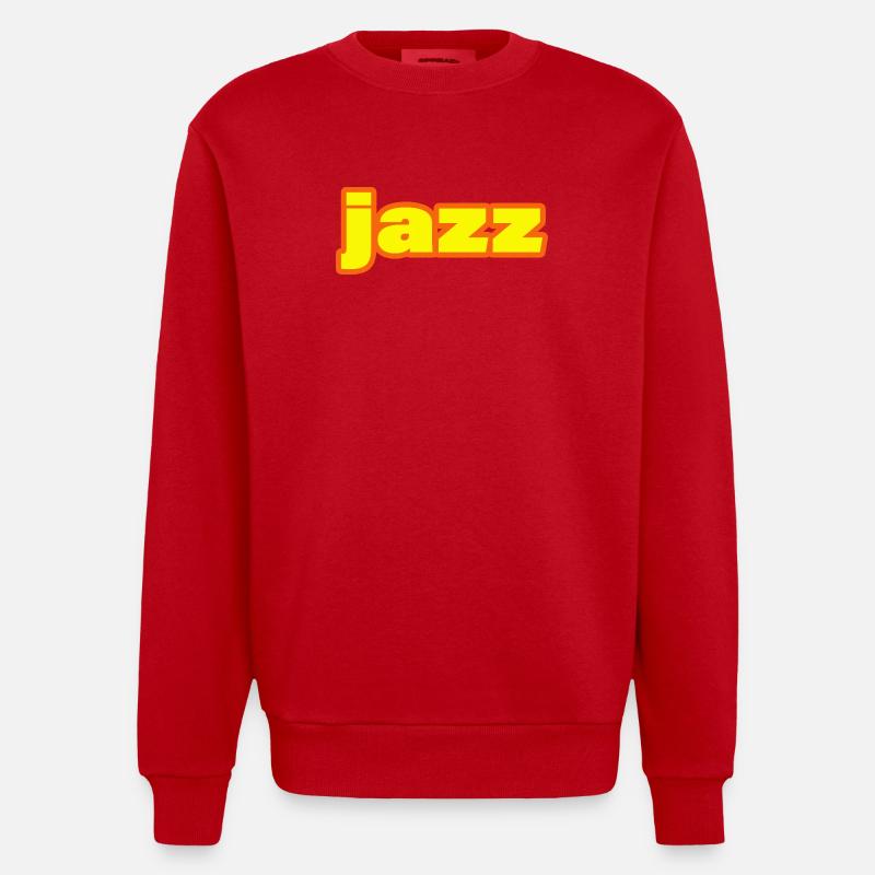 Jazz - Sweat bio épais oversize fabriqué en UE - rouge