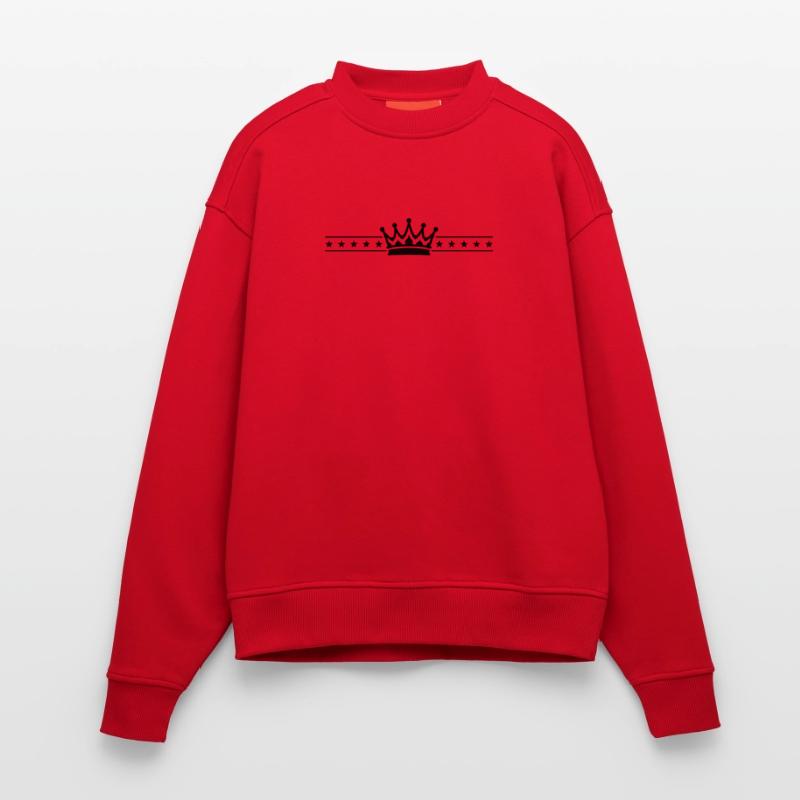Crown Element Heavyweight Oversized Organic Crew Neck Made in EU