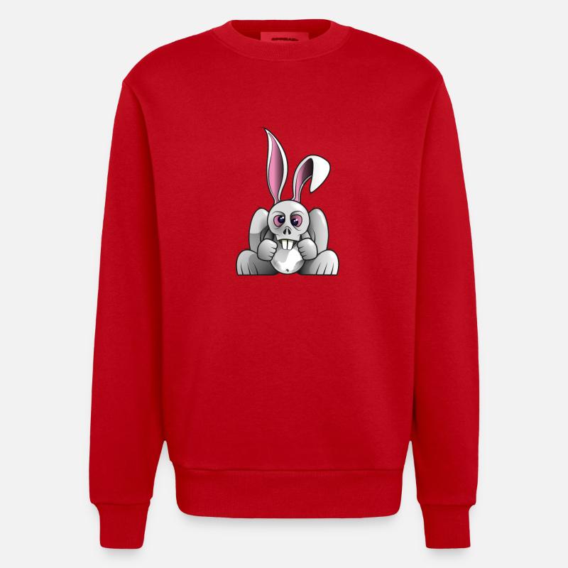 Lapix - Sweat bio épais oversize fabriqué en UE - rouge
