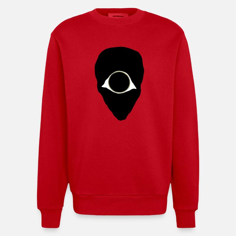 Mydriasis der Zyklopen - Heavyweight Oversized Organic Crew Neck Made in EU - Rot
