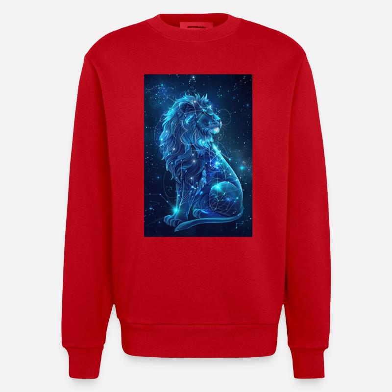 Wassermann - Heavyweight Oversized Organic Crew Neck Made in EU - Rot
