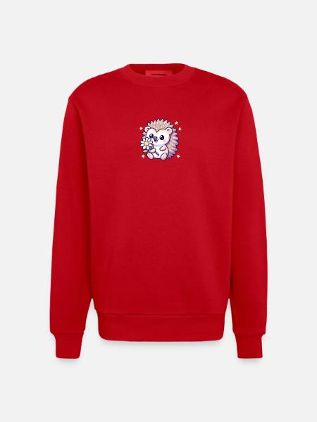 Igel Cindy - Heavyweight Oversized Organic Crew Neck Made in EU - Rot