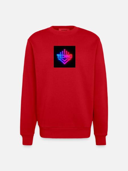7DCA7929-DAAC-4294-B537-9254907F7B70 - Sweat bio épais oversize fabriqué en UE - rouge