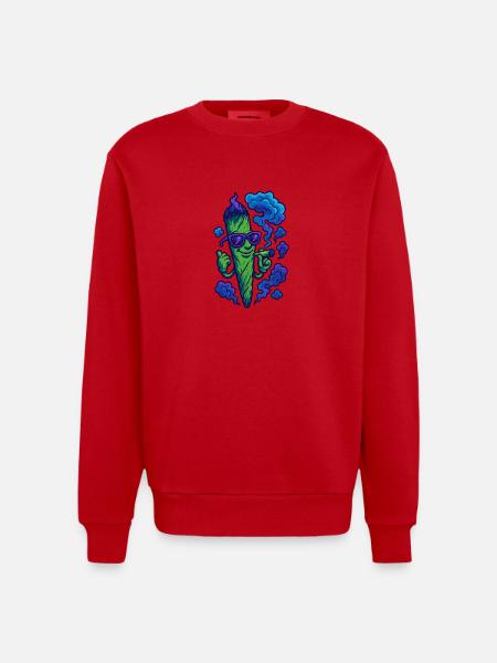 Joint Venture - Heavyweight Oversized Organic Crew Neck Made in EU - Rot