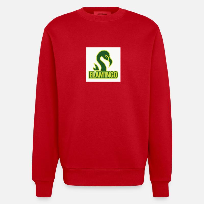 2AEA8BBD 8B22 4F3C A1CD 01DCF5614C31 - Heavyweight Oversized Organic Crew Neck Made in EU - Rot
