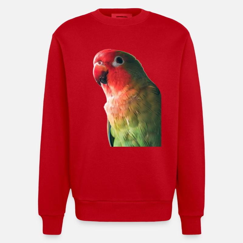 Inséparable - Sweat bio épais oversize fabriqué en UE - rouge