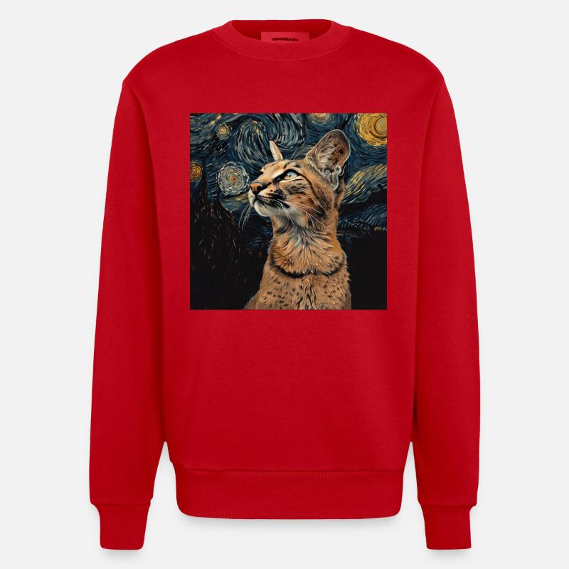 Karakal - Heavyweight Oversized Organic Crew Neck Made in EU - Rot