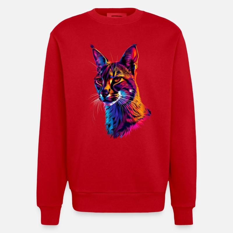 Karakal - Heavyweight Oversized Organic Crew Neck Made in EU - Rot
