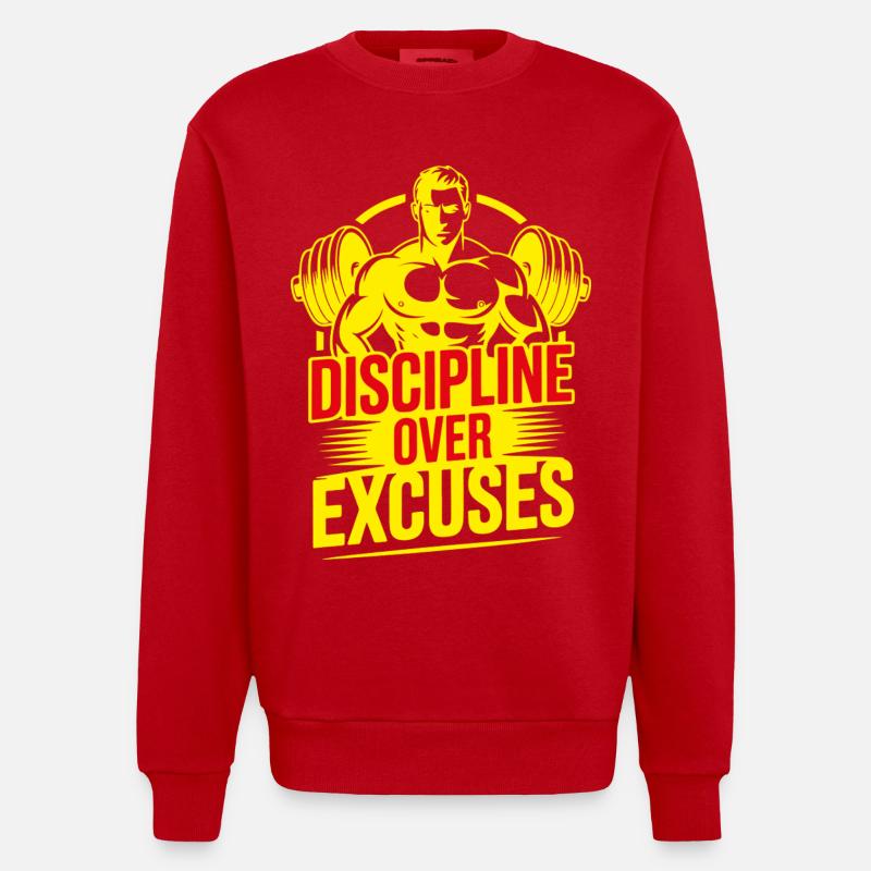 Faire - Sweat bio épais oversize fabriqué en UE - rouge