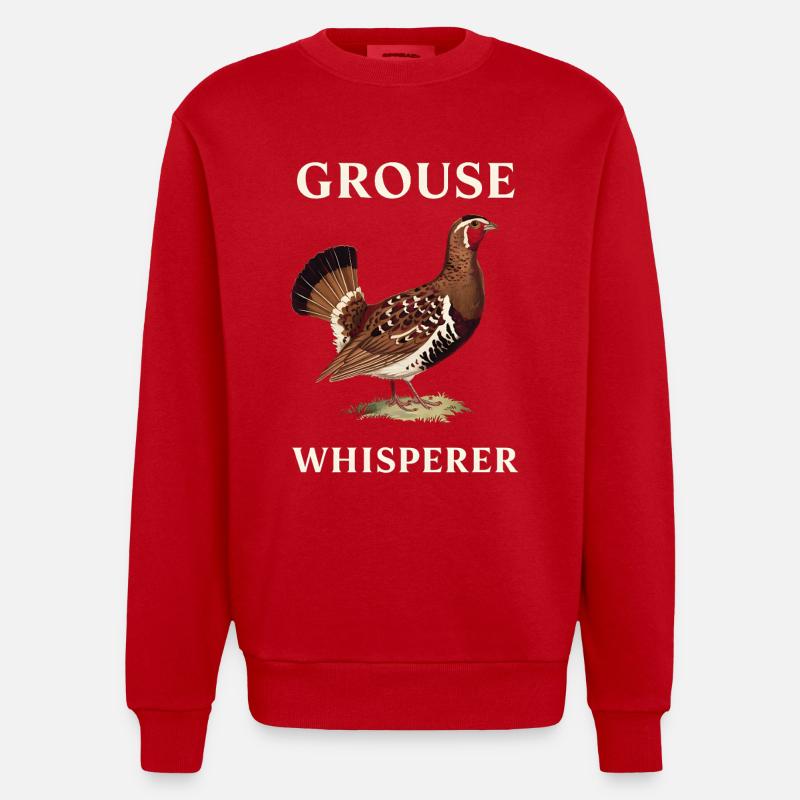 Auerhahn - Heavyweight Oversized Organic Crew Neck Made in EU - Rot