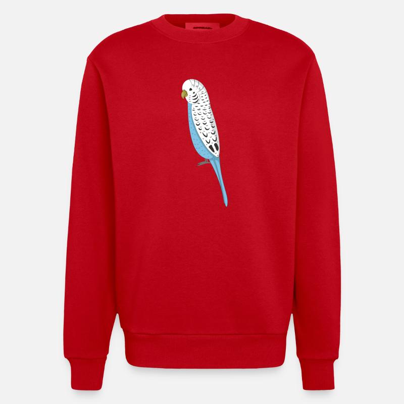 Perruque - Sweat bio épais oversize fabriqué en UE - rouge