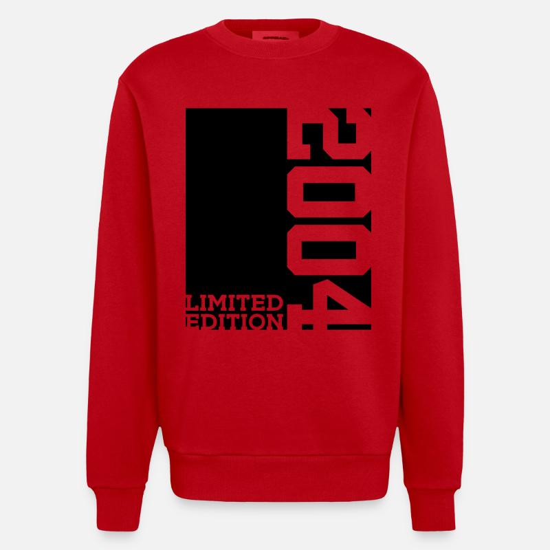 ÉDITION LIMITÉE 2004 22E ANNIVERSAIRE - Sweat bio épais oversize fabriqué en UE - rouge
