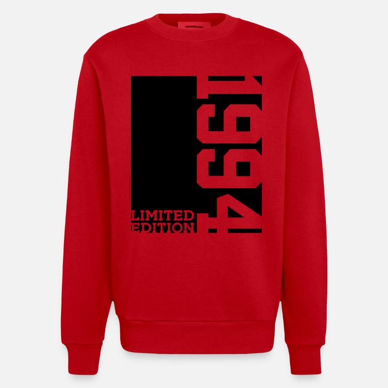 ÉDITION LIMITÉE 32E ANNIVERSAIRE 1994 - Sweat bio épais oversize fabriqué en UE - rouge