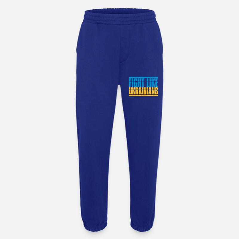 fight like ukrainians Zitat - Heavyweight Jogginghose - made by SPREAD  - Iconic Blue