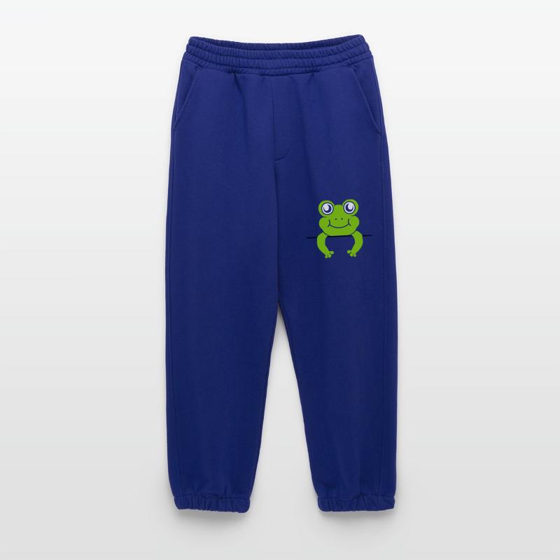 Frog Wall Shield Comic Heavyweight Jogging Pants - made by SPREAD 