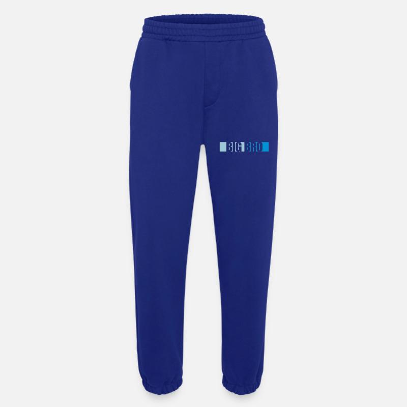 Big Bro Logo Balken - Heavyweight Jogginghose - made by SPREAD  - Iconic Blue