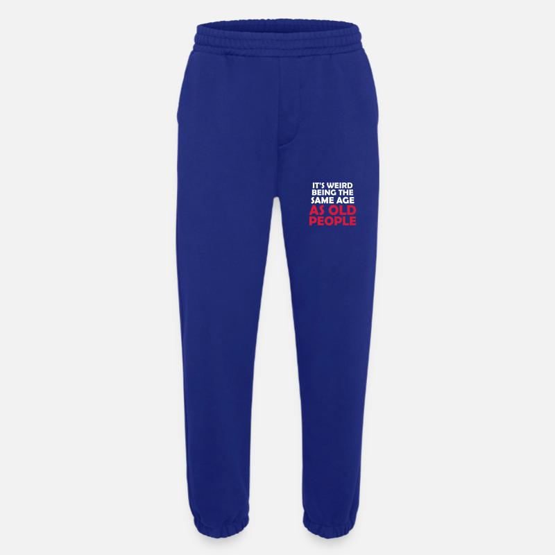 being old people age - Heavyweight Jogginghose - made by SPREAD  - Iconic Blue