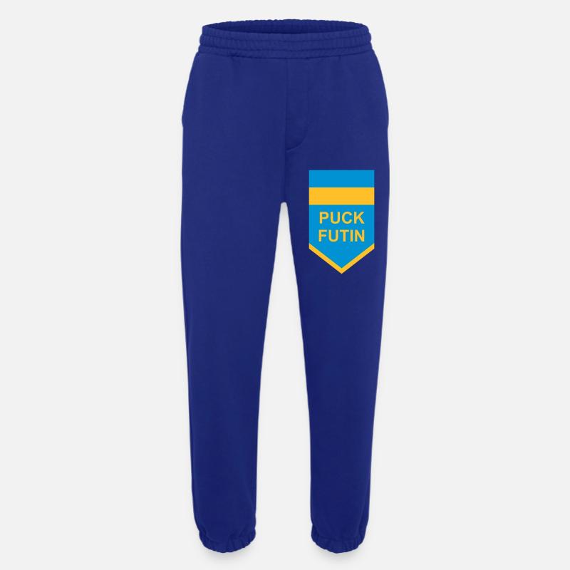 puck futin Logo Design - Heavyweight Jogginghose - made by SPREAD - Iconic Blue
