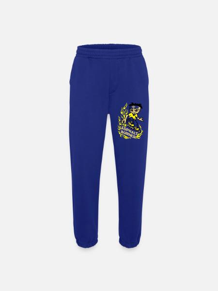 Asphalt burner - Heavyweight Jogging Pants - made by SPREAD - Iconic Blue