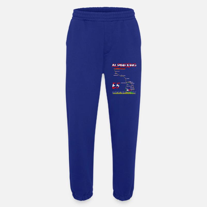 E5 Oberstdorf Merano - Heavyweight Jogging Pants - made by SPREAD  - Iconic Blue