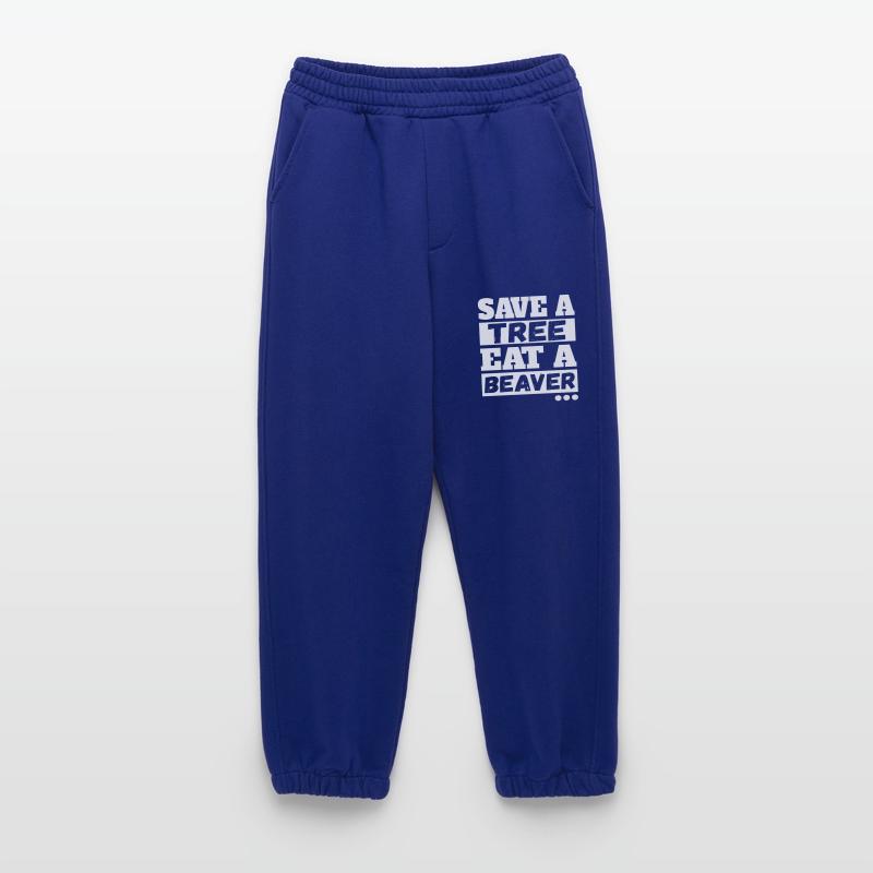 Save Tree Eat A Beaver Heavyweight Jogging Pants - made by SPREAD 