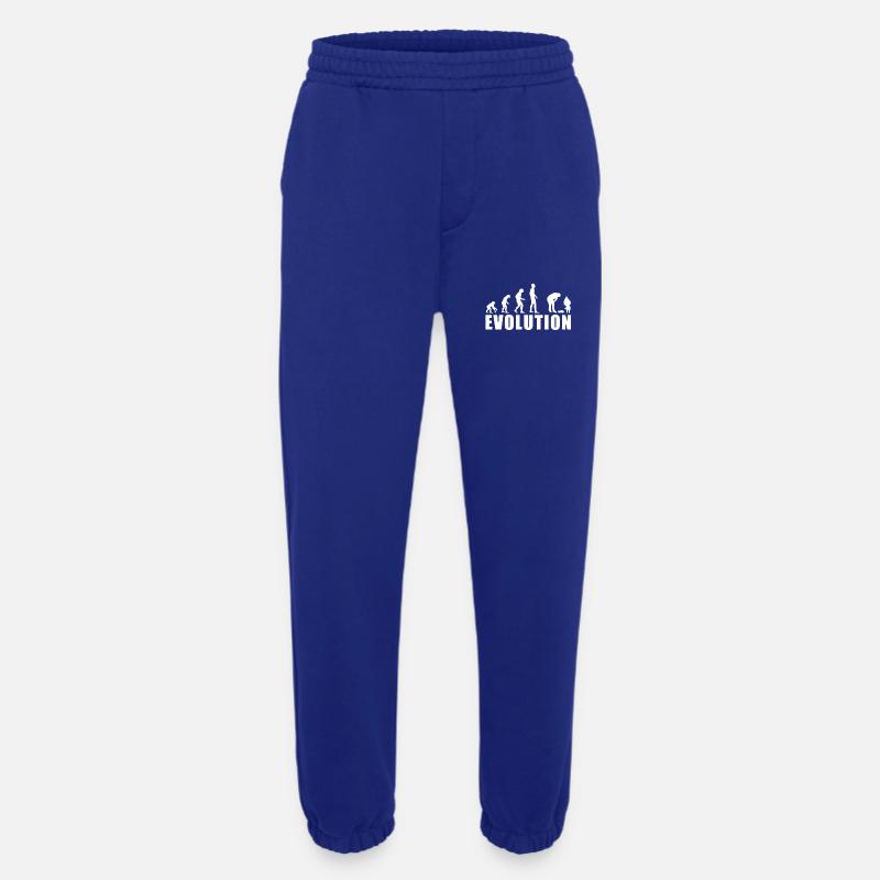EVOLUTION PUKE gift - Heavyweight Jogging Pants - made by SPREAD  - Iconic Blue